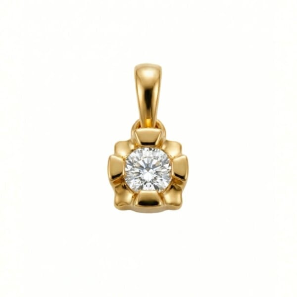 Diamantsmykke Evita i gull med 0,05 ct W-Si-503050